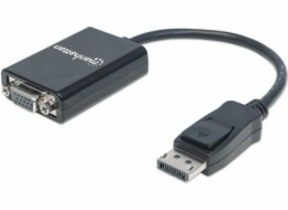 Manhattan DisplayPort - D-Sub (VGA) AV adaptér černý (151962)