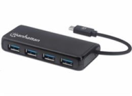 Manhattan USB HUB 4x USB-A 3.0 (164924)