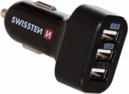 Swissten Cl Adaptér 3X Usb 5,2A Power