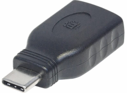 Adapter USB Manhattan USB-C - USB Czarny (354646)