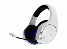 HyperX Cloud Stinger Core - Wireless Gaming Headset (White-Blue) - PS5-PS4 (HHSS1C-KB-WT/G)- Sluchátka pro herní konsole