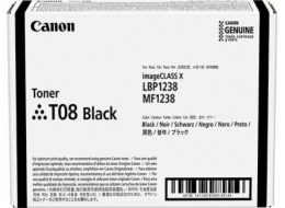 CANON toner T08BK černý pro i-Sensys X 1238P, 1238Pr, 1238i a 1238iF (11 000 str.)