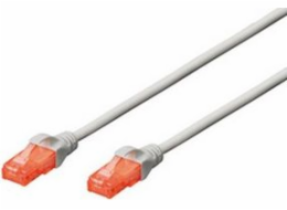 Digitus CAT 6 U-UTP patch cable, Cu, LSZH AWG 26/7, length 1.50 m, color grey