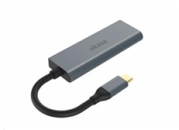 AKASA adaptér 4-In-1 USB Type-C na HDMI 4K@30Hz, USB Type-C a USB-A