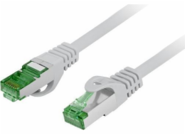 Patchcord kat.7 S / FTP LSZH CU 0,5m šedá náhoda prošla