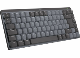 Logitech MX Mechanical Mini, US, Hmatové tiché spínače, černá/grafitová