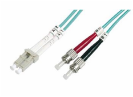 OPTIX LC-ST Optický patch cord  50/125 2m Duplex OM3