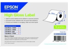 Epson C33S045538 High Gloss Label Cont.R, 102mm x 33m