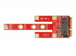 DeLOCK převodník Mini PCIe > Slot M.2 Key B + slot Micro SIM, karta rozhraní