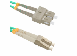 QOLTEC 54349 Qoltec Optic Patchcord LC/UPC - SC/UPC Multimode 50/125 OM4 Duplex 2m