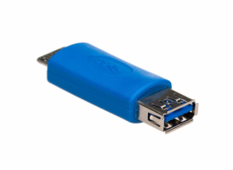 Akyga adaptér USB-A3.0/microUSB-B 3.0/ABS/modrá