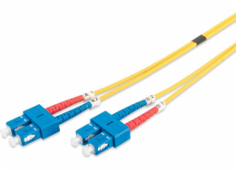 Digitus Fiber Optic Patch Cord, SC to SC OS2, Singlemode 09/125 µ, Duplex, Length 10m