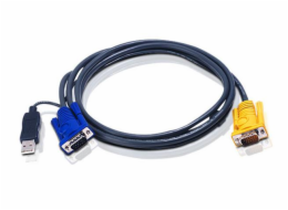 Aten 2L-5205UP ATEN 5M USB KVM Cable with 3 in 1 SPHD and built-in PS/2 to USB converte