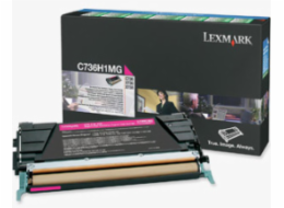 Lexmark C736, X736, X738 Magenta High Yield Return Programme Toner Cartridge (10K)