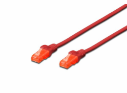 Digitus CAT 6 U-UTP patch cable, Cu, LSZH AWG 26/7, length 10 m, color red