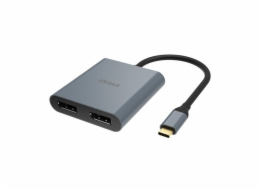 AKASA - adaptér USB Type-C na 2 x DP, 4K