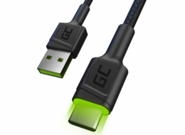 Green Cell KABGC13 USB kabel USB 2.0 2 m USB A USB C Černá