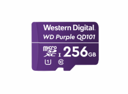 WD MicroSDXC karta 256GB Purple WDD256G1P0C Class 10 (R:100/W:60 MB/s)