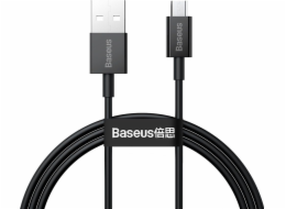 Baseus CAMYS-01 Superior Fast Charging Datový Kabel MicroUSB 2A 1m Black