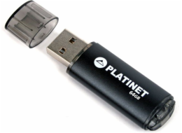 PLATINET PENDRIVE USB 2.0 X-Depo 64GB BLACK PMFE64