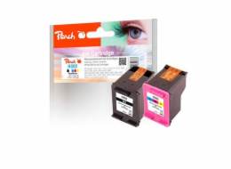 PEACH kompatibilní cartridge HP F6U66AE, F6U65AE, No 302 MultiPack, black, color