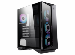 MSI MPG GUNGNIR 110R 306-7G10R21-W57 MSI skříň MPG GUNGNIR 110R/ bez zdroje/ levé temperované sklo/ 4x 120 mm ARGB fan/ 1x USB-C/ 2x USB 3.0/ černá