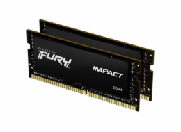 Kingston KF426S16IBK2/32 Kingston FURY Impact/SO-DIMM DDR4/32GB/2666MHz/CL16/2x16GB/Black