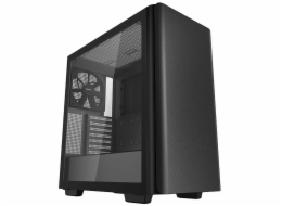 DeepCool CK500 R-CK500-BKNNE2-G-1 DEEPCOOL skříň CK500 / ATX / 2x140 mm fan / 2xUSB 3.0 / USB-C / černá