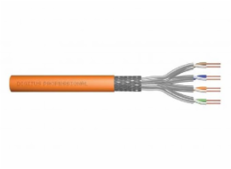 Digitus DK-1743-VH-050 síťový kabel Oranžová 50 m Cat7 S/FTP (S-STP), 1200 MHz Dca (EN 50575), AWG 23/1