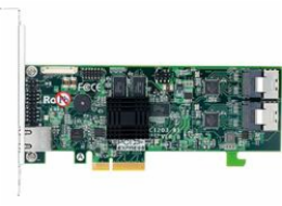 ARECA 8-port 6Gb/s SATA PCIe 2.0 x4, RAID 0/1/1E/3/5/6/10/30/50/60/Single Disk/JBOD, 512MB Cache, 2x SFF-8087,LP