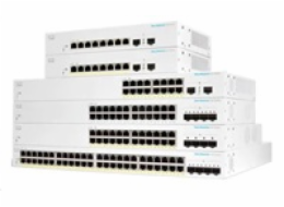 Cisco switch CBS220-8FP-E-2G (8xGbE,2xSFP, 8xPoE+,130W,fanless)