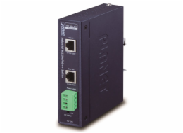 Planet IPOE-173S, Ultra PoE průmyslový splitter 802.3bt do 70W, výstup 12V/24VDC, 1Gb, DIN, IP30, -40~75st., PoH