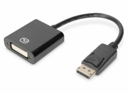 DIGITUS Aktivní DisplayPort adaptér / převodník, DP na DVI