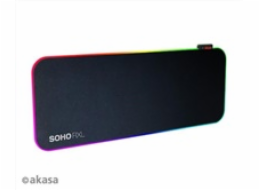 AKASA podložka pod myš SOHO RXL, RGB gaming mouse pad, 78x30cm, 4mm thick