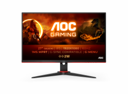 AOC LCD herní 27G2SPAE 27" IPS/1920x1080@165Hz/1ms/250cd/1000:1/80M:1/2xHDMI/DP/VGA/Repro/VESA