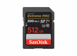 SanDisk SDXC karta 512GB Extreme PRO (200 MB/s Class 10, UHS-I U3 V30)