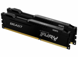 Kingston FURY Beast/DDR3/16GB/1600MHz/CL10/2x8GB/Black