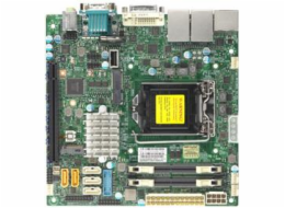 SUPERMICRO MB E3-1585v5, C236, 2xSO-DIMM DDR4 ECC, 4xSATA3, PCIe 3.0 x16, 1xM.2, DVI-A, 4x LAN, IPMI