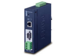 Planet MODBUS průmyslová brána RS-232/422/485 na IP, 1x COM, 100Base-TX, RTU/ACSII, -40až+75°C, 9-48VDC, IP30