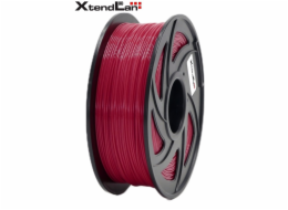 XtendLAN PLA 1,75mm průhledný červený 1kg XtendLan filament PLA 1kg červený