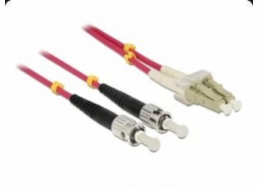 OPTIX LC-ST Optický patch cord 50/125 5m OM4 Duplex