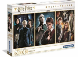 Clementoni Puzzle 3x1000 dílků Harry Potter (61884)