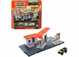 Matchbox Real Adventures Starter Set Čerpací stanice GVY82 GVY84