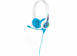 Drátová sluchátka pro děti BuddyPhones School+ (modrá)