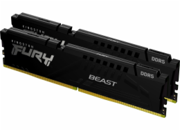 Paměť Kingston Kingston Fury Beast Black 32GB [2x16GB 5600MHz DDR5 CL40 DIMM]