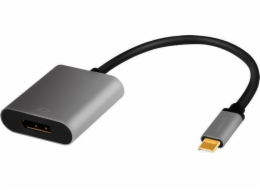 Adaptér USB LogiLink LogiLink Adaptér USB-C na DP/F, 4K / 60 Hz, hliník 0,15 m