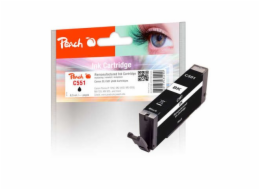 PEACH kompatibilní cartridge Canon CLI-551BK, black, 8,5 ml