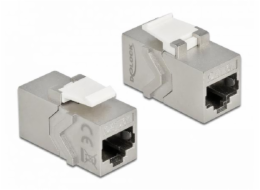 Delock Keystone Modul RJ45 jack na RJ45 jack Cat.6A 90° pravoúhlý