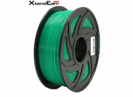 XtendLAN PLA filament 1,75mm průhledný zelený 1kg