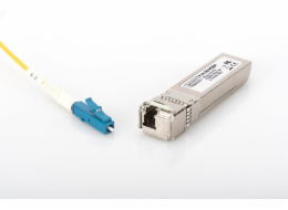 Digitus SFP+10 Gbps Bi-directional Module, Singlemode 10km, Tx1270/Rx1330, LC Simplex Connector, with DDM feature